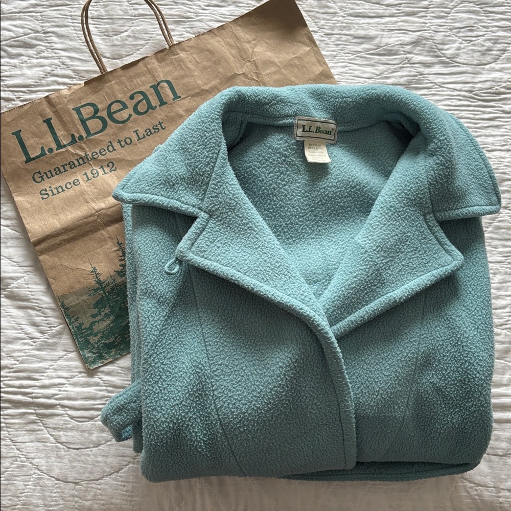 LL Bean Fleece Robe - Picture 8 of 8